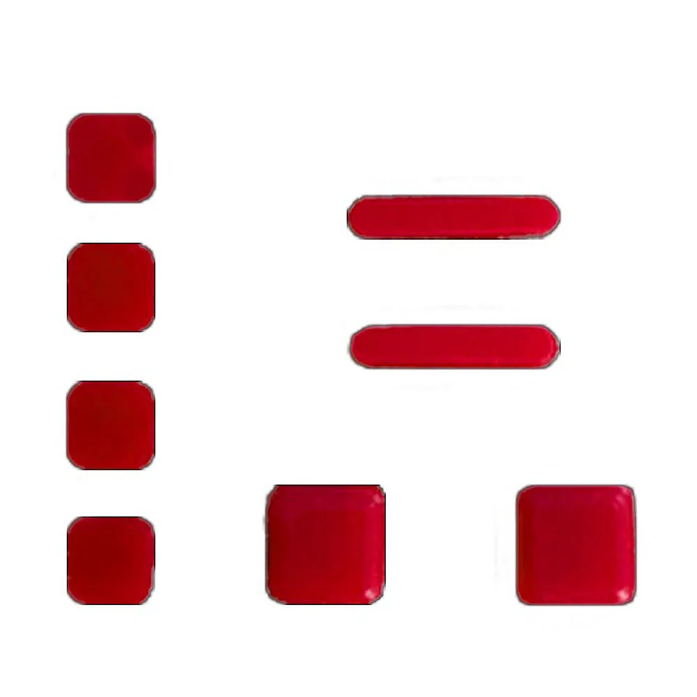 แผ่นยางรองฐานสกรู1ชุดสำหรับคอนโซลเกม NDSL ฝาครอบหน้าจอ LCD ด้านบนเป็นยาง