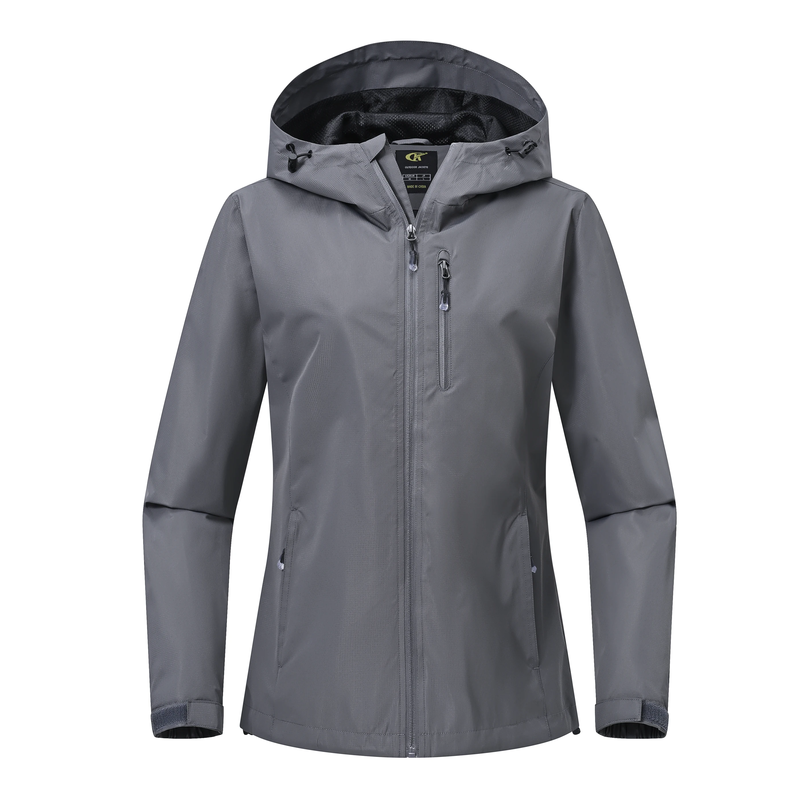 Summer Women's Outdoor Climbing Jacket, Waterproof Jacket Coat with Inner Pocket & Storage Bag for Camping Hiking Fishing