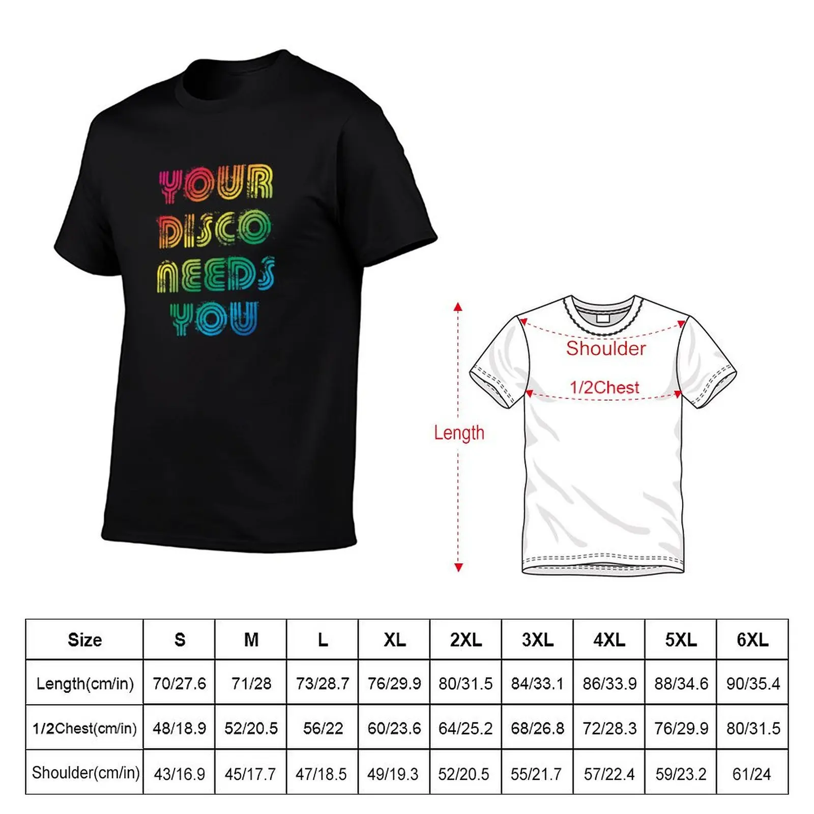 Your disco needs you T-Shirt Work Basic Short Sleeve Top