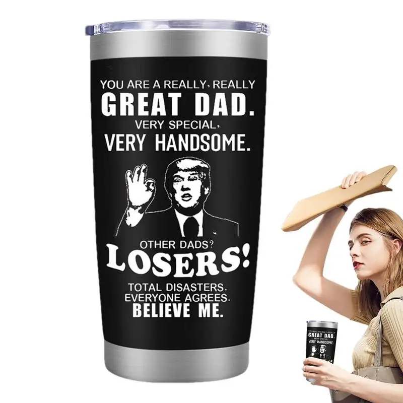 Trump Coffee Mugs Trump Shot 304 Stainless Steel Mug Unique Election Coffee Cup Commemorative Coffee Mug Election For Supporter