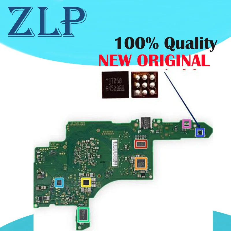 

Original New For Nintendo Switch console battery detection IC Chip +17050 17050 MAX17050 on motherboard fix part