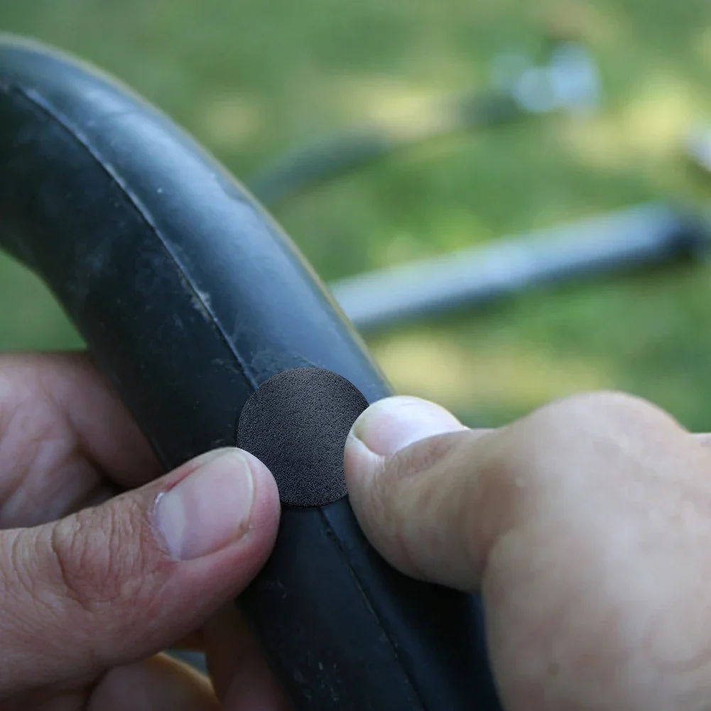10 قطع من رقع إطارات الدراجة الخالية من الغراء | مجموعة أدوات تثبيت الطوارئ الفورية | حماية إطارات الدراجة
