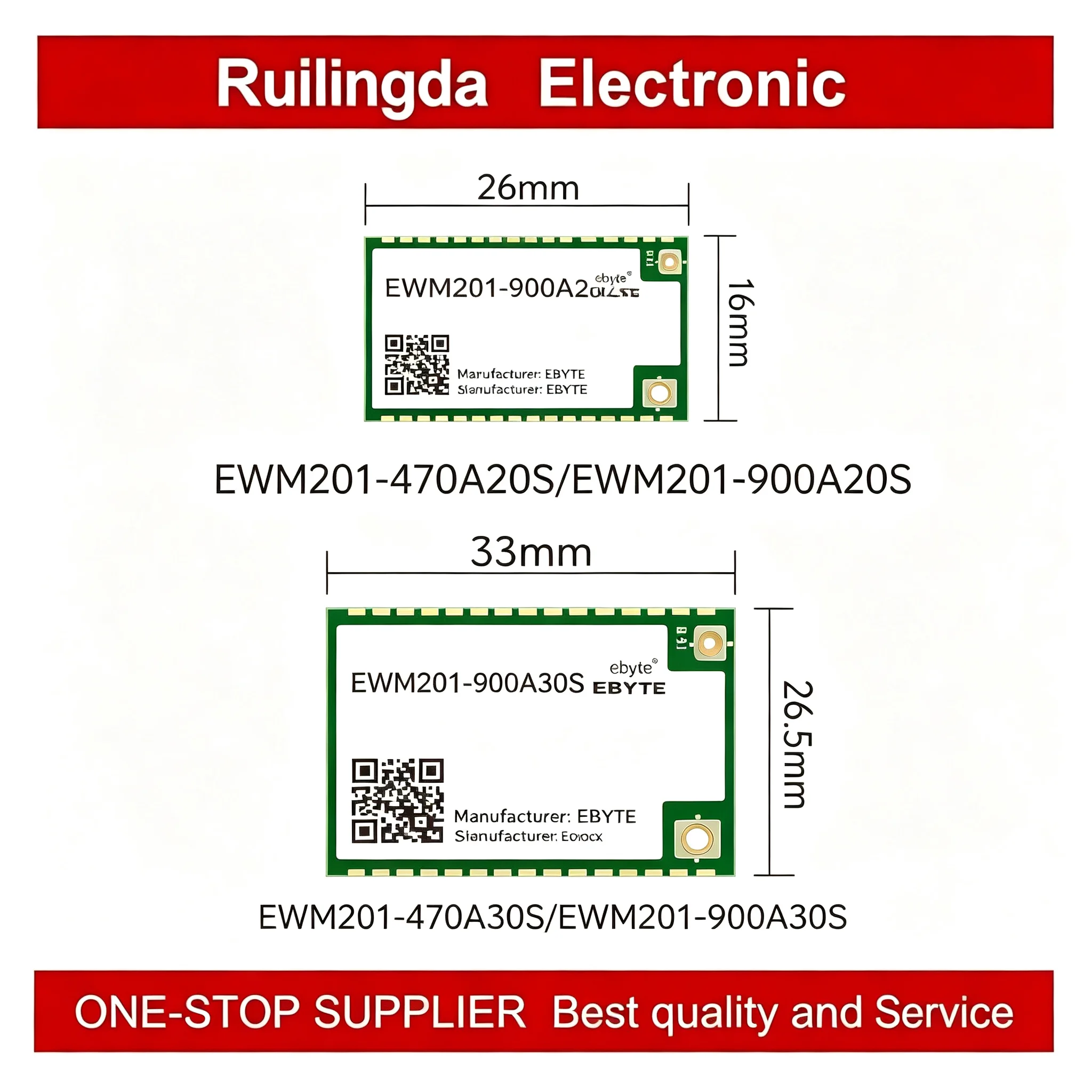 Wireless Voice Intercom Module 900/470MHz EWM201-470A20S 470A30S 900A20S 900A30S 20dBm30dBm for Digital Walkie-Talkie Test Board