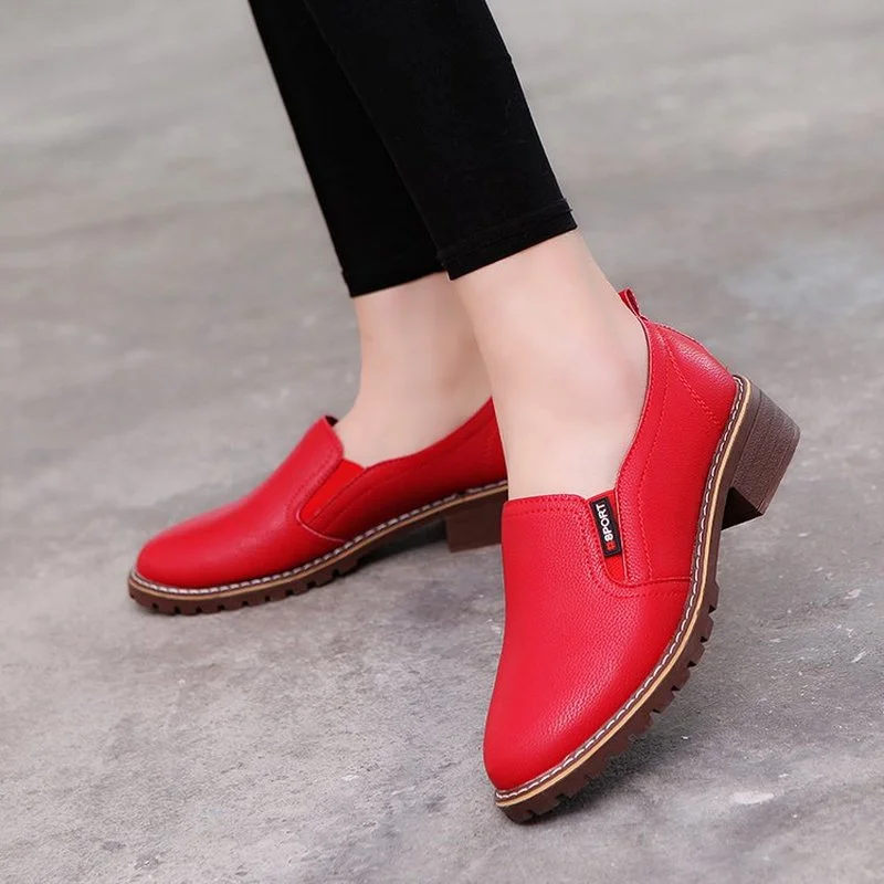 Comemore Spring Autumn Fashion Women Flat Shoes Moccassin Loafers Slip on Sneaker Woman Soft Leather Female Low Heel White