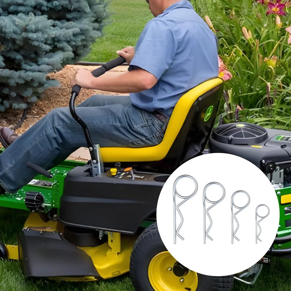 

80 Spring Pins For Tractors And Lawn Mowers 4 Sizes Combination Set Suitable For Agricultural And Outdoor Machinery