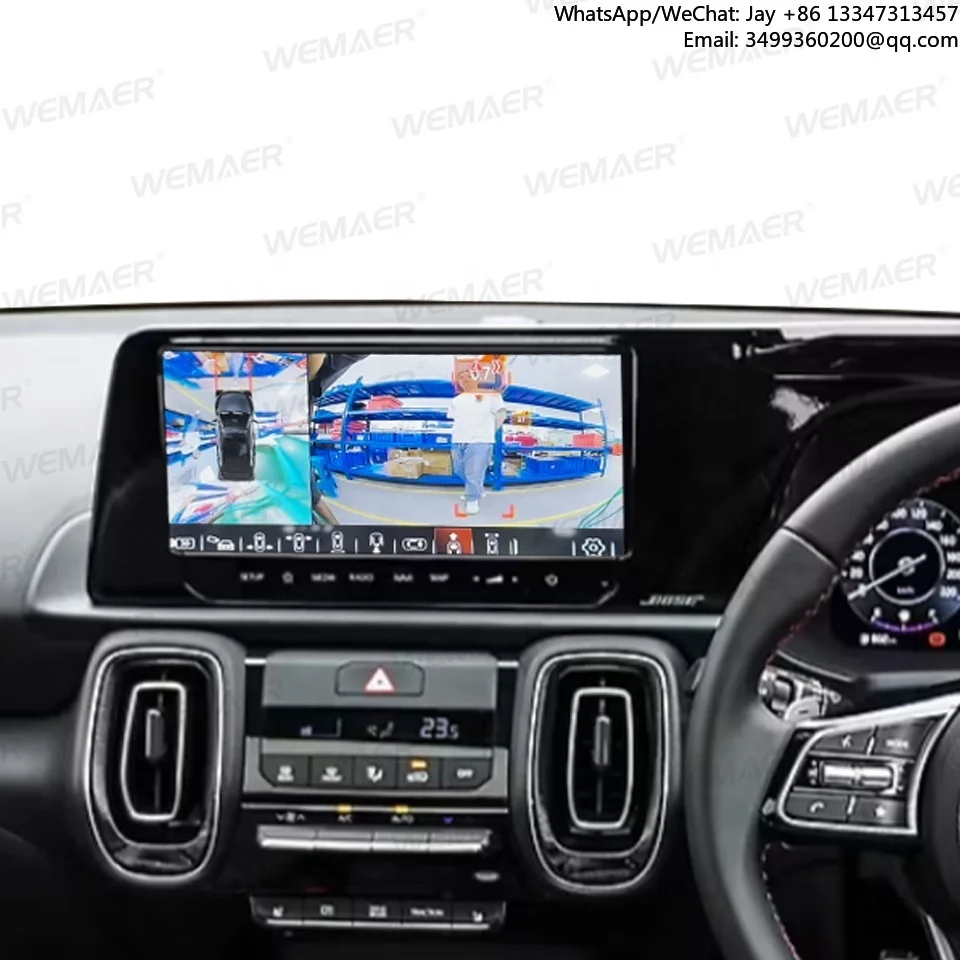 

360 Degree Bird View System 4CH Camera Car DVR 2D/3D Surrounding View Car Camera System For Kia Carens Sonet Syros Seltos