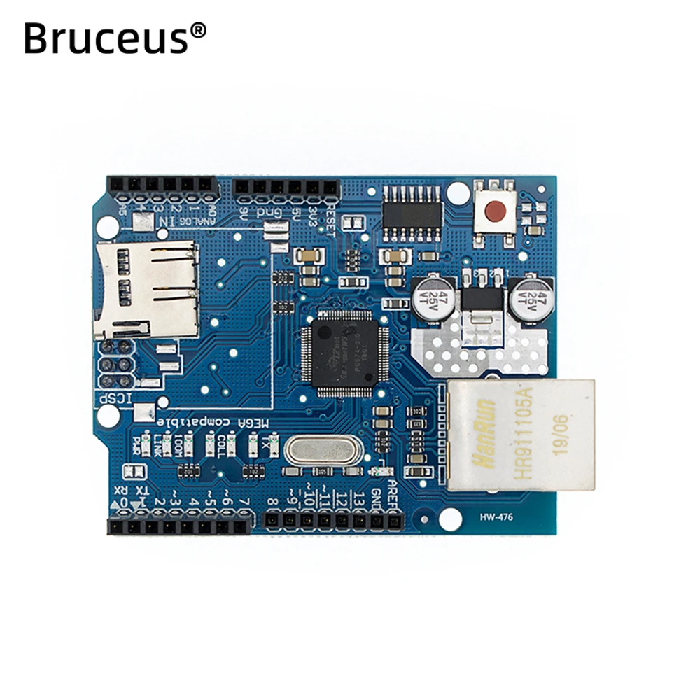 

W5100 Ethernet Shield UNO Shield Development Board With SD Card Expansion