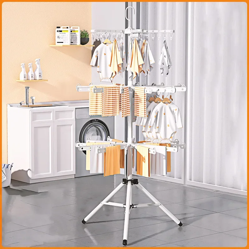 Multifunctional multi-layer folding dryer hanger