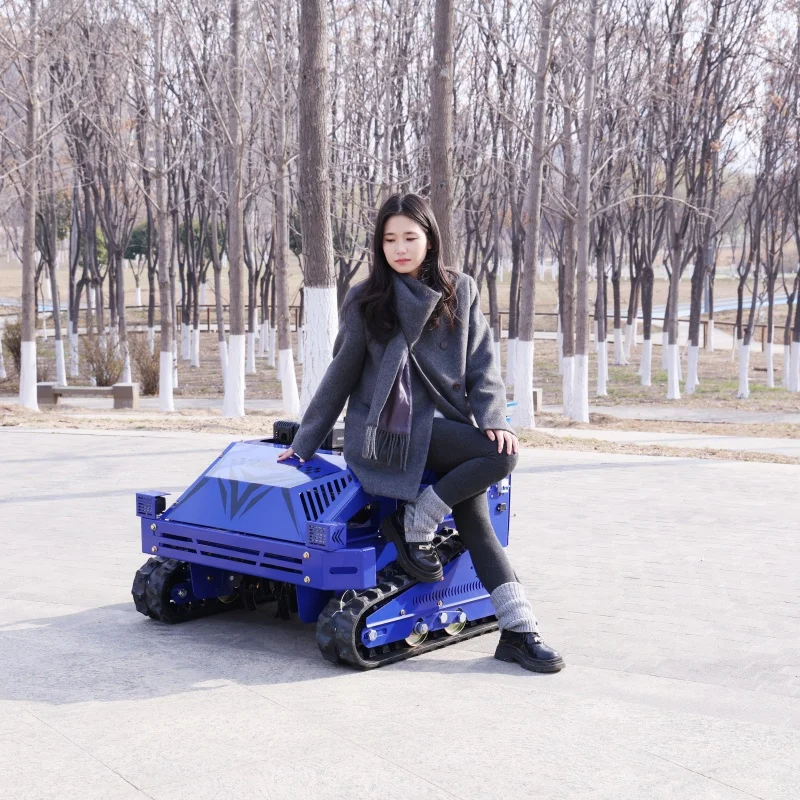 CE and EPA Certified Remote-controlled Lawn Mowing Robot, Gas-powered All-terrain Lawnmower, Agricultural Lawnmower.