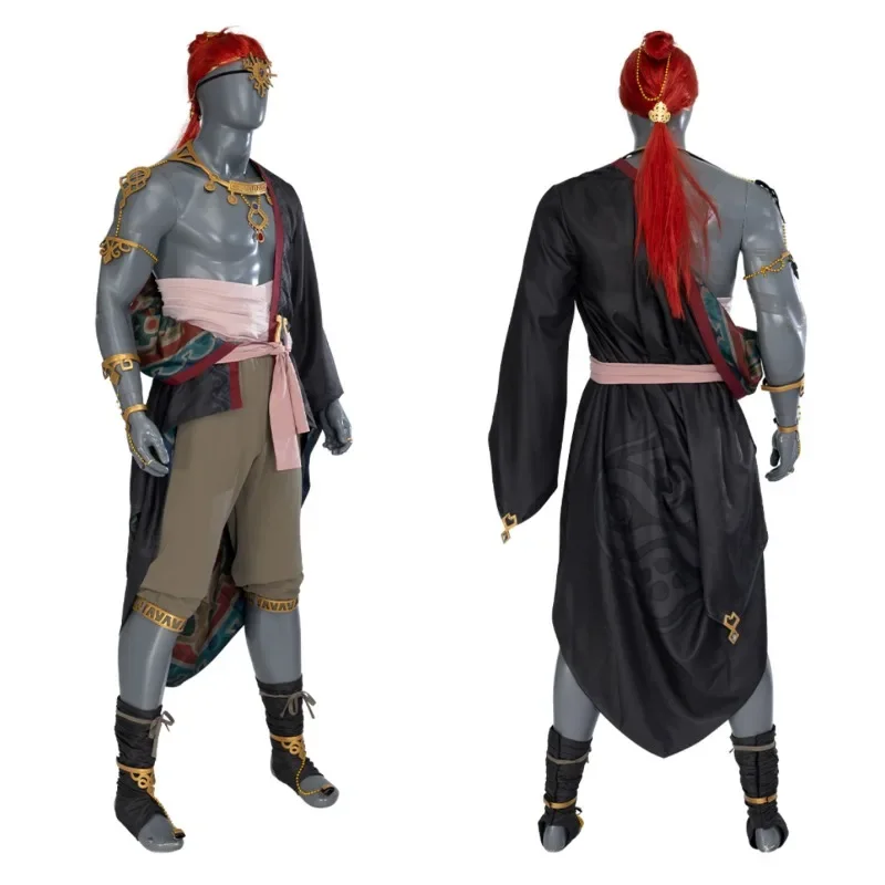 Game Suit Ganondorf Cosplay Costume Coat Pants and Accessories Outfit Full Set and Individual Items Are Sold Custom Size