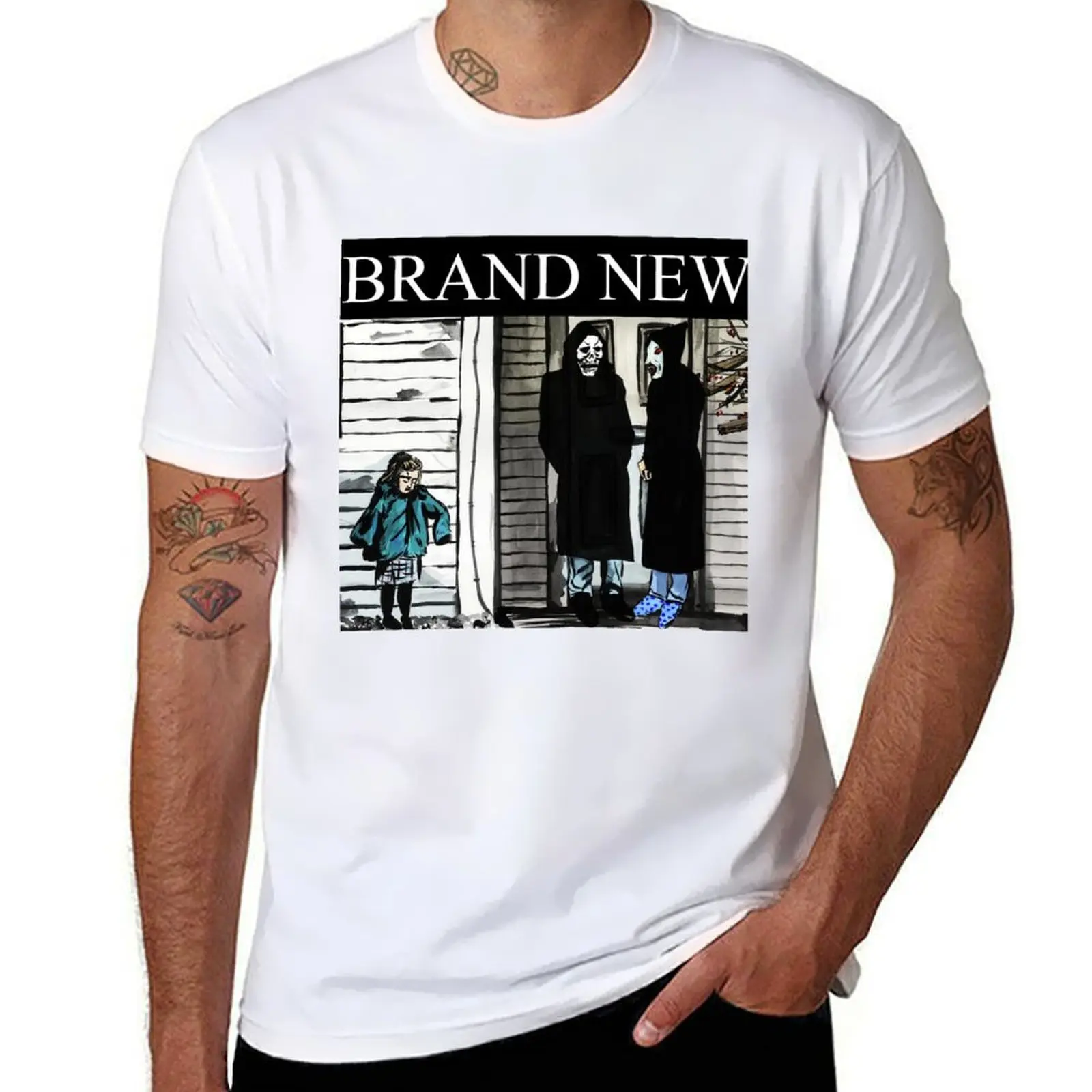 

Brand New - The Devil and God Are Raging Inside Me T-Shirt funny t shirts cotton t shirts for man graphic funny T-Shirt