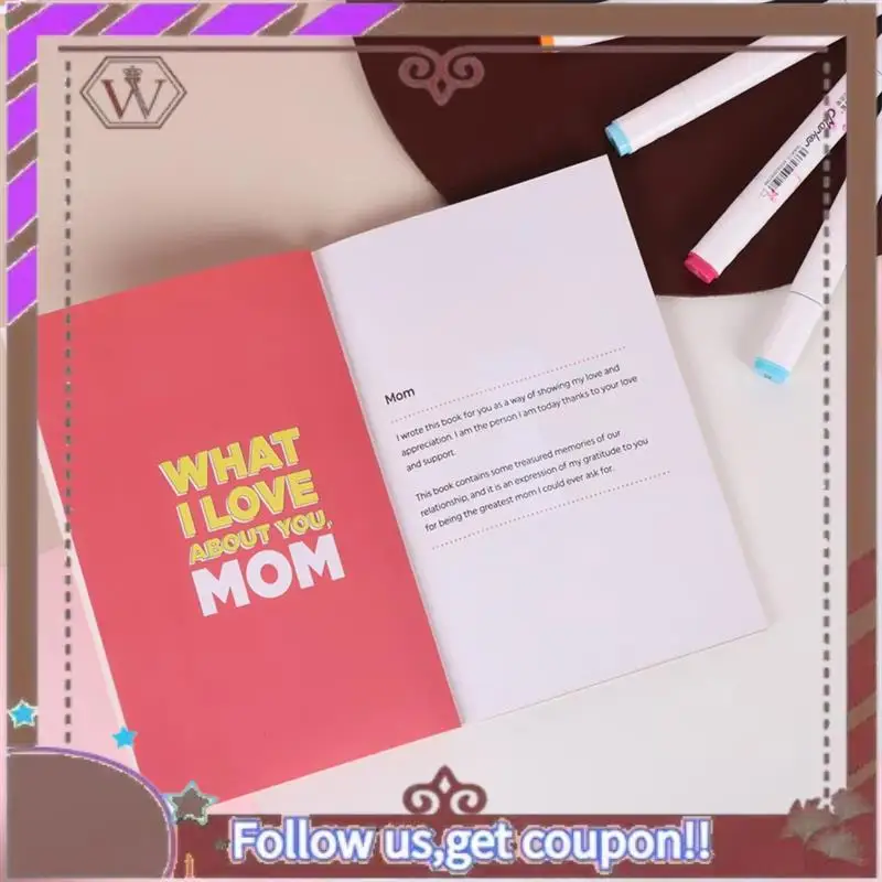 أحدث هدية عيد الأم العاطفية - كتاب التواصل بين الوالدين والطفل "أم، ماذا أحبك"