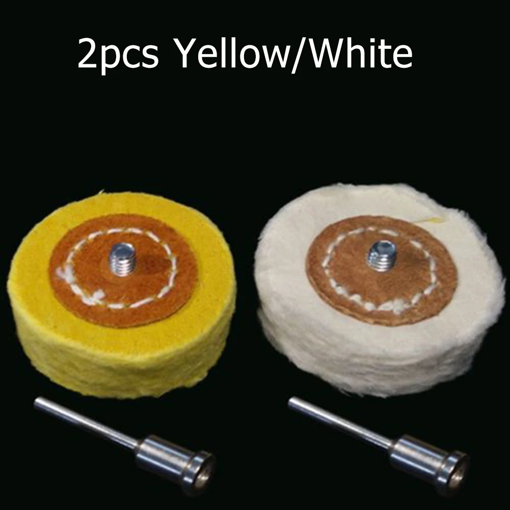 Repalcement 2020 High Quality New Buffing Attachment Grinder Shank Brush Head Polish Cloth Wheel 2pcs For Dremell