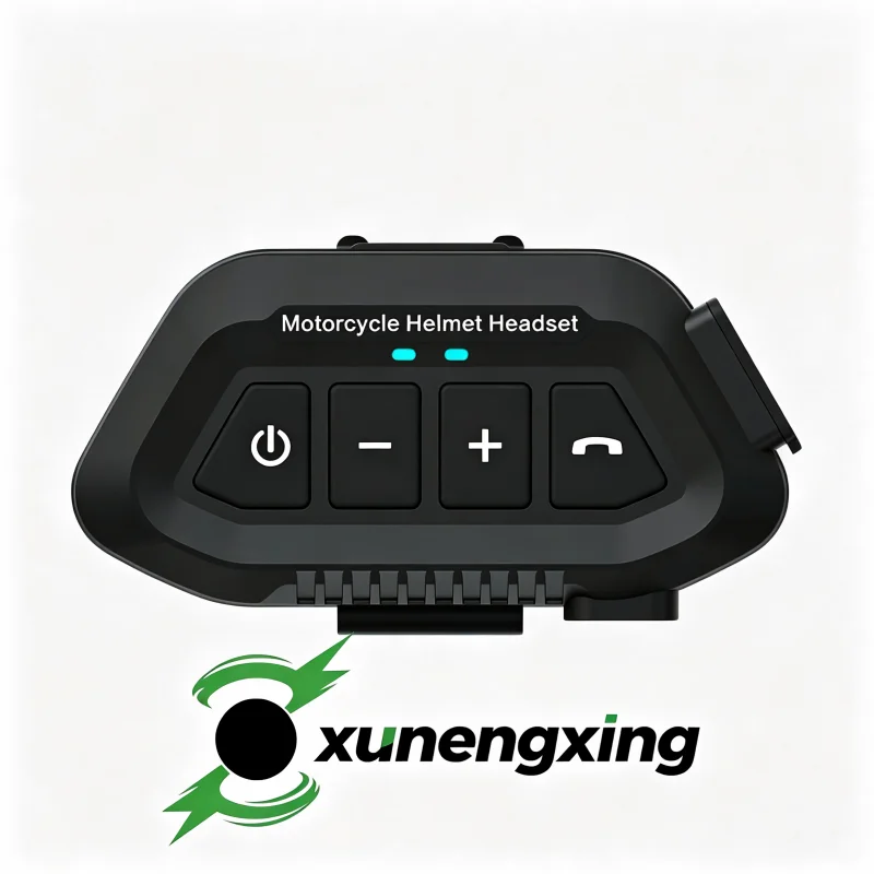 Motorcycle Helmet Bluetooth Headset LX2 Bluetooth 5.3 Noise Reduction Long Standby IP67 Waterproof Wireless Moto Riding Earphone