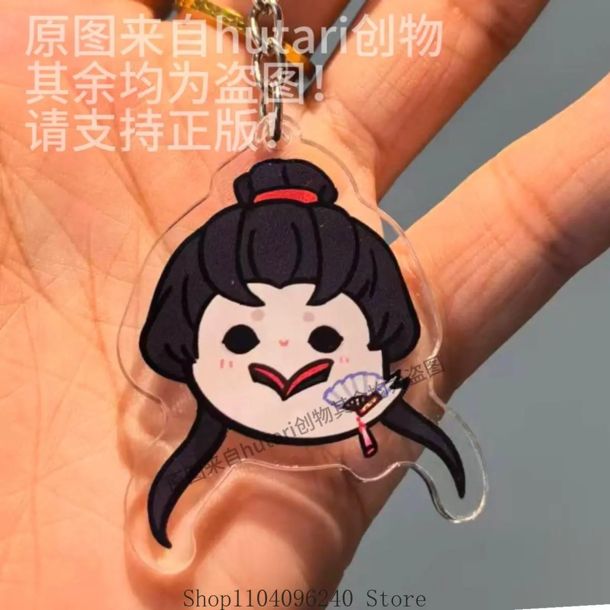 Identity V Robbie White Alice DeRoss Anime Cosplay Acrylic Schoolbag Key Chain Pendant Keychains Student Student Fans Gift view 4