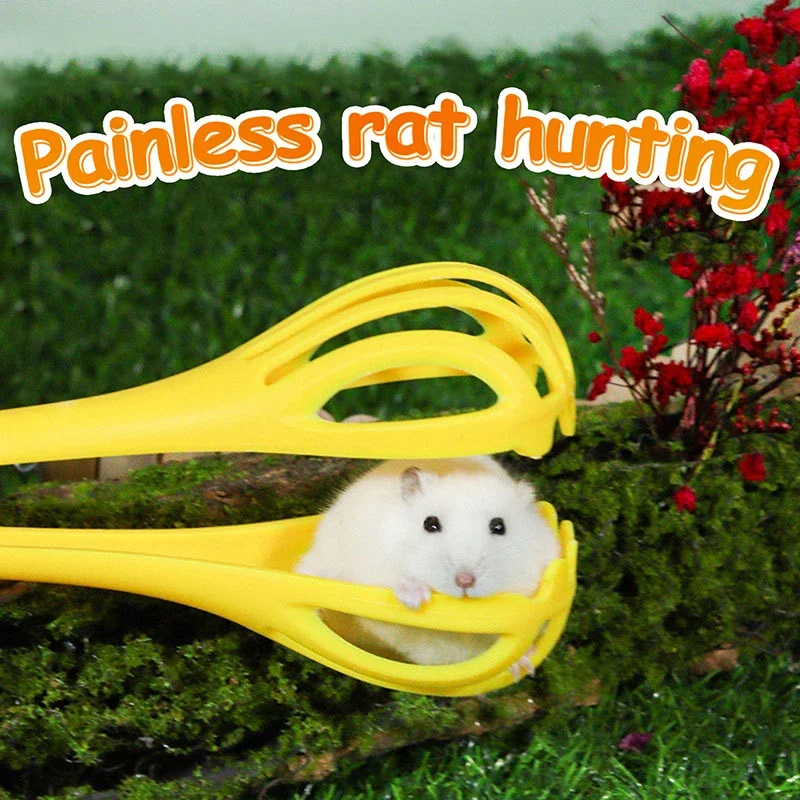 Hamster-Clip, Rattenfalle, kleine Tiere, Nest, Reinigung mit Schloss, Handschutz gegen Beißen, kleines Heimtierbedarf, interaktives Spielzeug, L – Detail 3