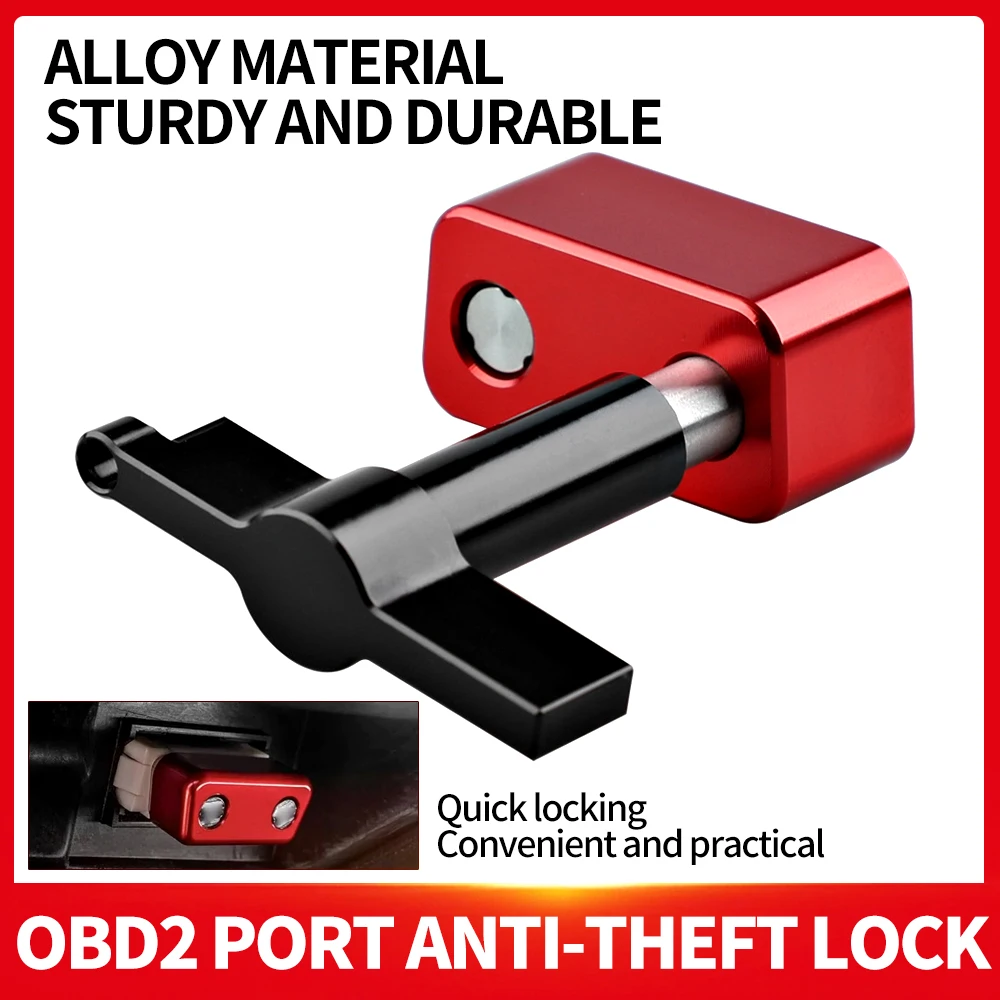 OBD2 Port Lock Anti Theft Port Protector Car Security Device Block Access for Car SUV Truck Vehicle Universal Heavy Duty Pro Max