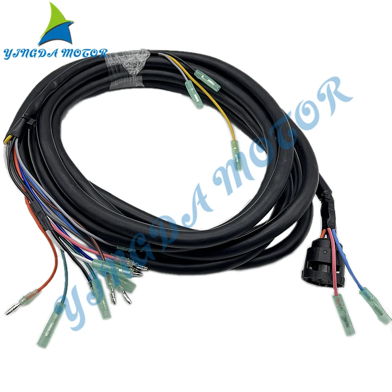 8+2 Pins Wire Harness Assy for Suzuki Outboard is used for 67200-99E56 Remote control assy Boat accessories