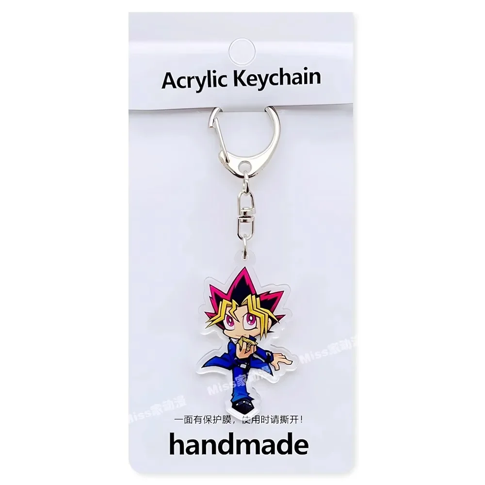 DIY Yu-Gi-Oh! Acrylic Keychain Seto Kaiba Yugi Muto Blue-Eyes White Dragon Anime Peripheral Game Collection Card Holiday Gift