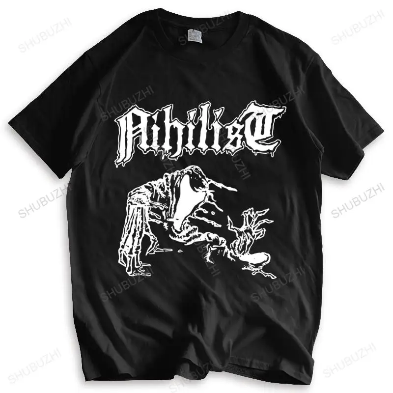 NIHILIST Рубашка Bloodbath Шведский Death Metal Entombed Grave Carnage Entrails A. Топы Мужская брендовая футболка большего размера