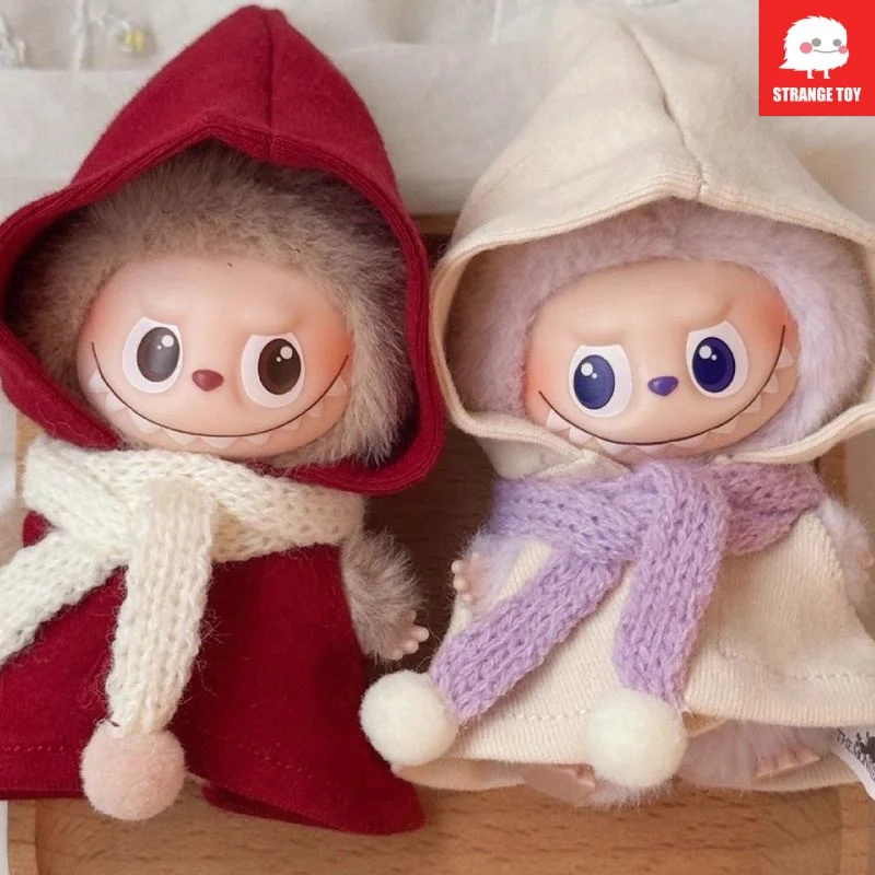 

Для labubu 4,0 17 см кукольная одежда секретный код мини Labubu 4-го поколения волшебный плащ маленькая фея накидка на Хэллоуин