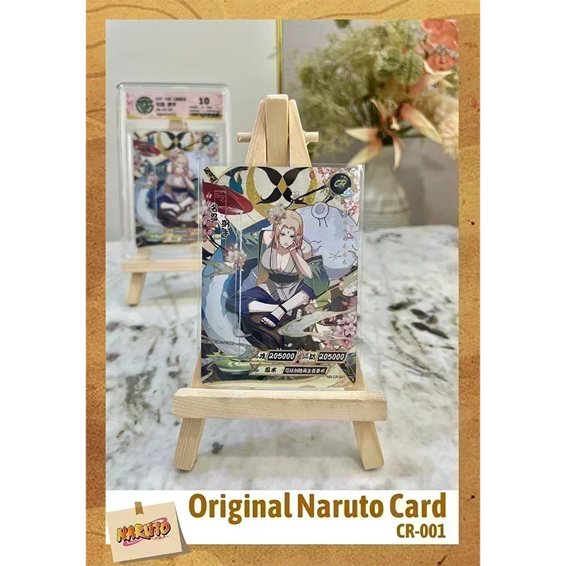 Cartas de Naruto Anime para Crianças, Carta Única, Rara Card, Jogo de Coleção, Tsunade, Itachi, Kisame, CR Série Completa, No.01-22, Presente Toy