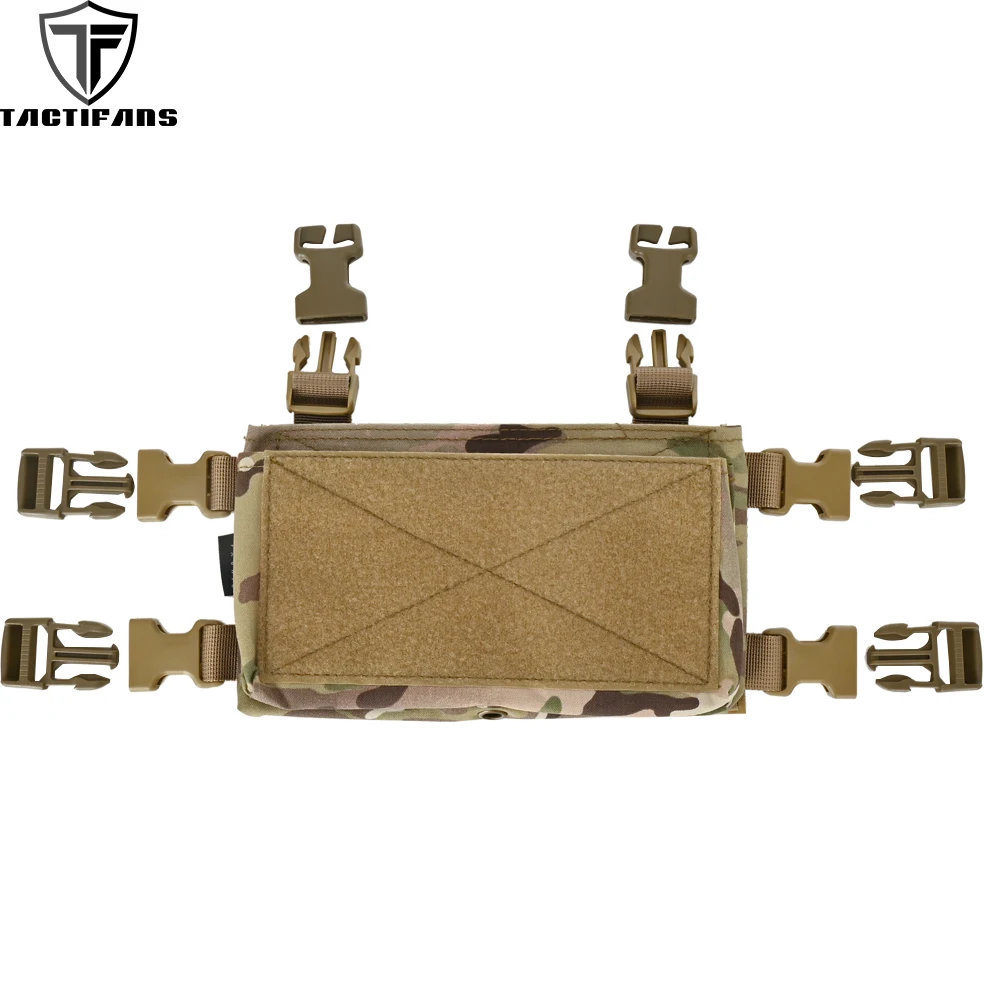 

Tactical Micro Fight Chassis Front Panel Placard For MK3 MK4 JPC LV119 Plate Carrier SRB Side Release Buckle Multicam DNC