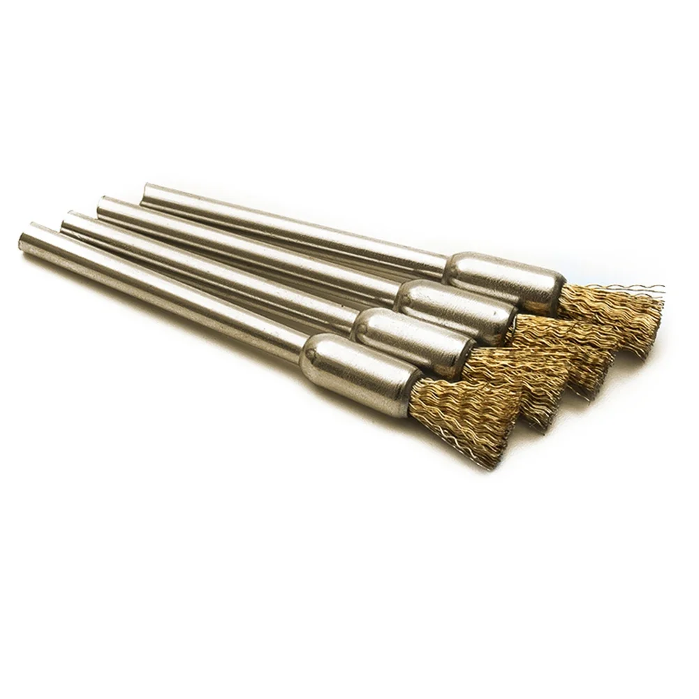 

5mm Home Brass Wire Brushes Equipment Workshop Electric Replacement Wheel Polishing For Power Drill High Quality