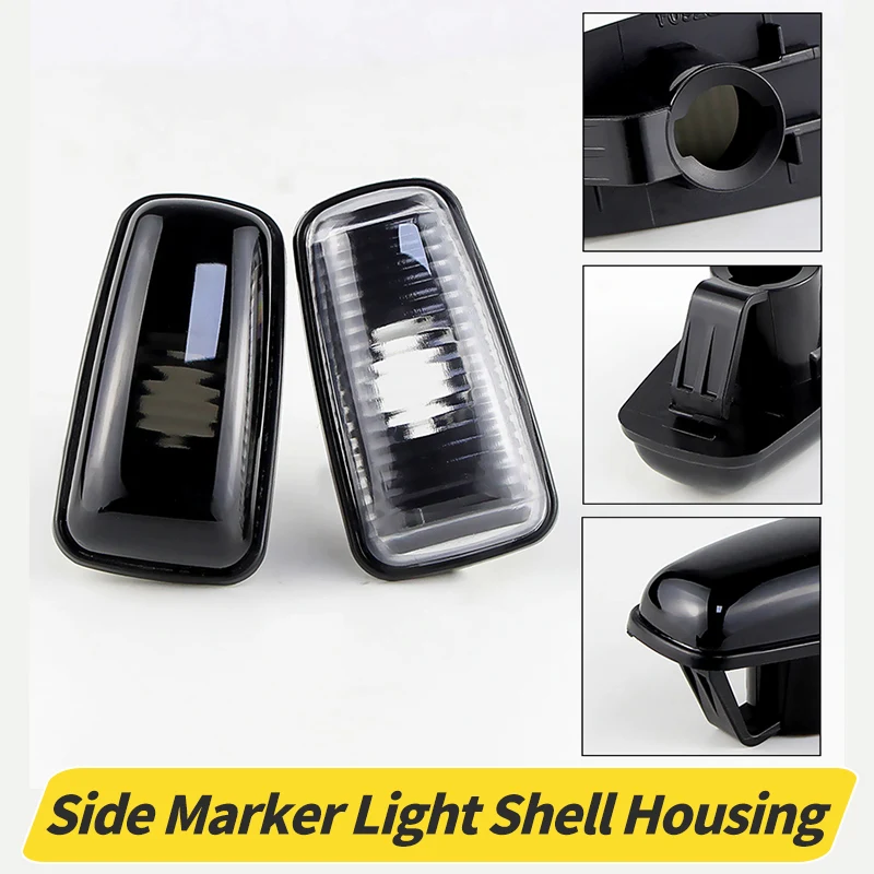 

2PCS for Land cruiser 100 1998- 2007 for Toyota Hilux LN145 LN166 1997-2005 Car Turn Signal Side Fender Marker Light Cover Shell