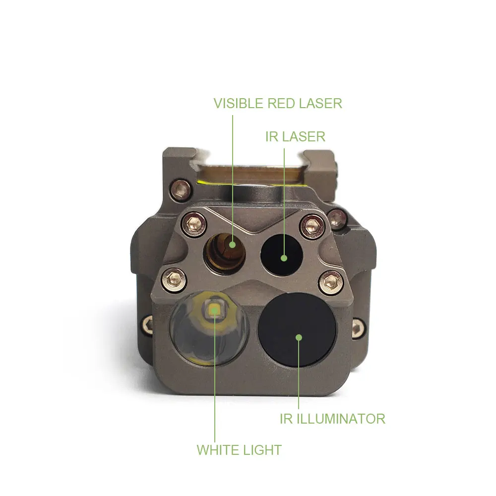 Tactische Dbal Pl Zaklamp Ir Rode Laser Constant Wapen Jacht DBAL-PL Licht Led Fit 20Mm Rail Sotac Versnelling