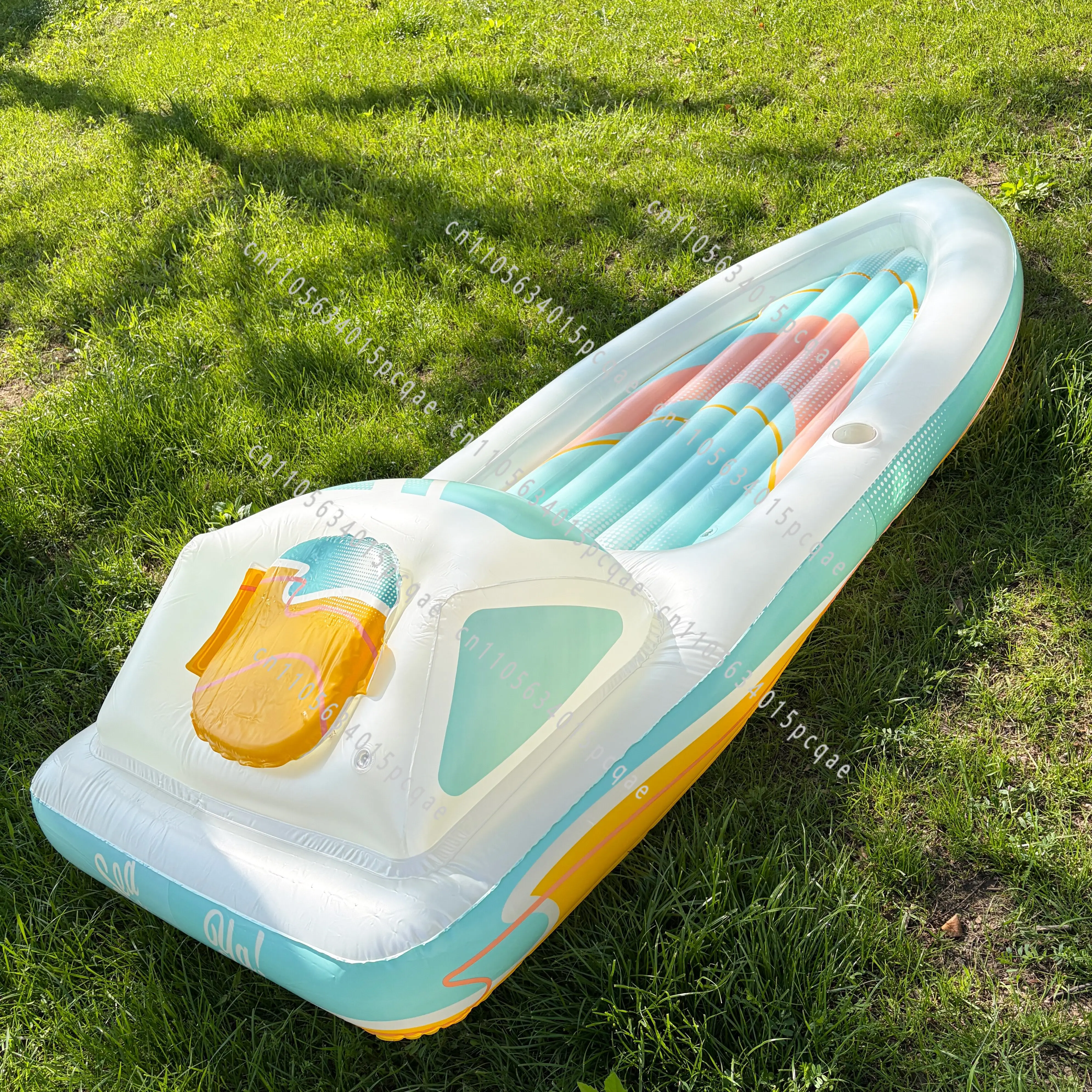 Inflatable Speedboat Floating Row Adult Water Floating Mat Reclining Chair Beach Beach Beach Play Toys Pool Party Toys
