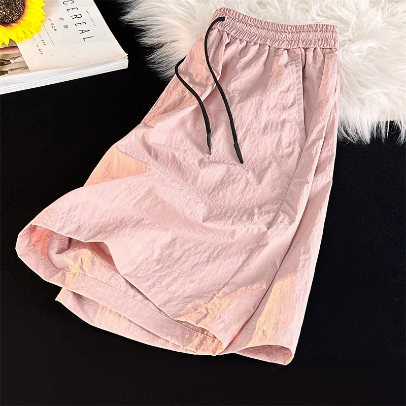 

Мужские уличные спортивные шорты Outdoor Qui Dry: свободные, универсальные, дышащие, удобные, из нейлона, для прогулок