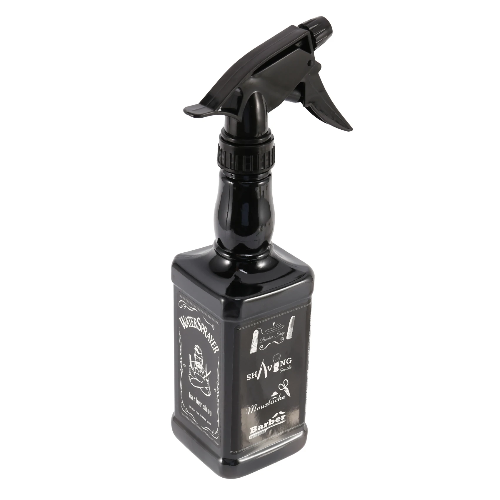 650Ml Hairdressing สเปรย์ขวด Salon Barber Hair เครื่องมือตัดผม Water Sprayer สีดํา