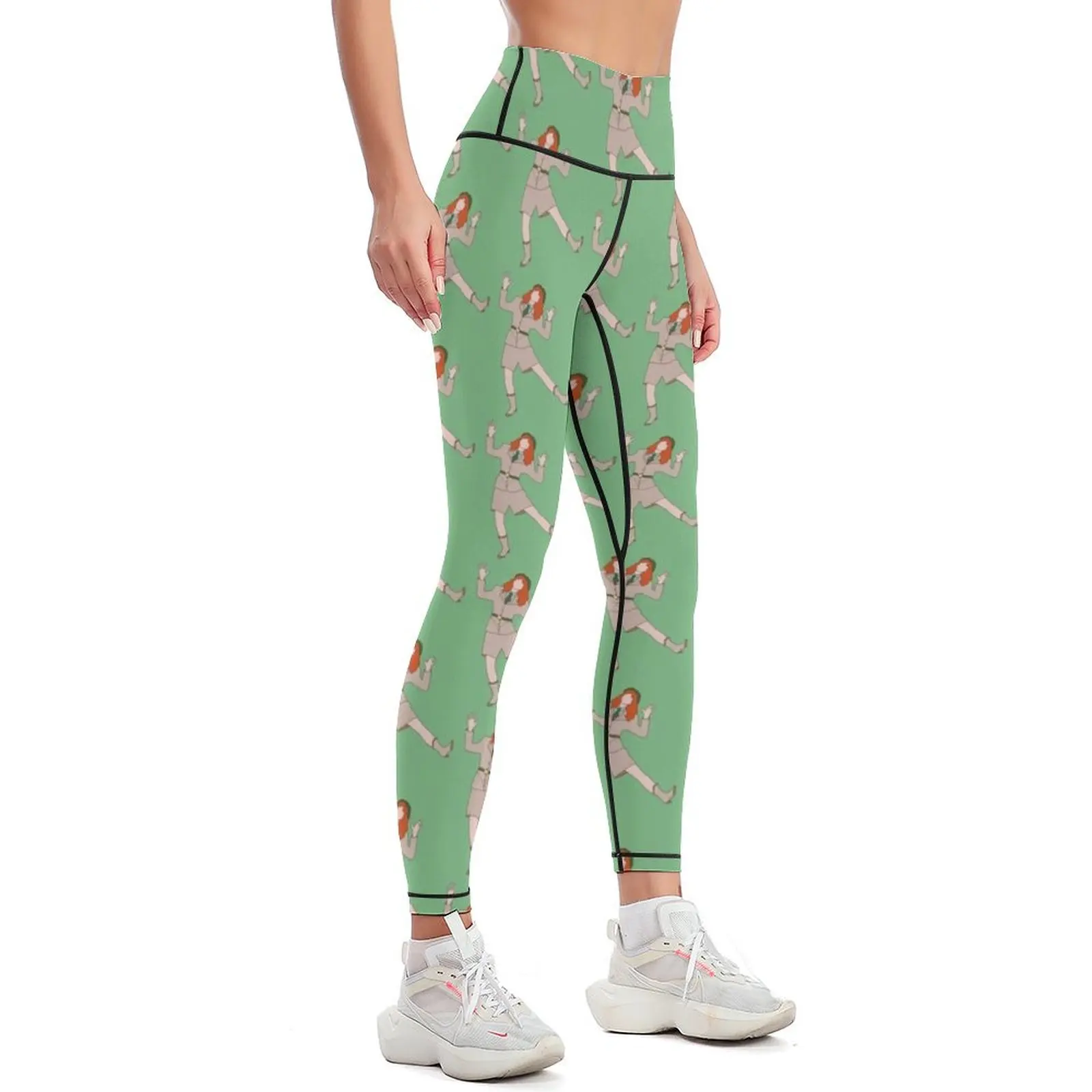 Fai il freddy! Leggings sport set pantaloni sportivi per collant push up per Leggings da donna