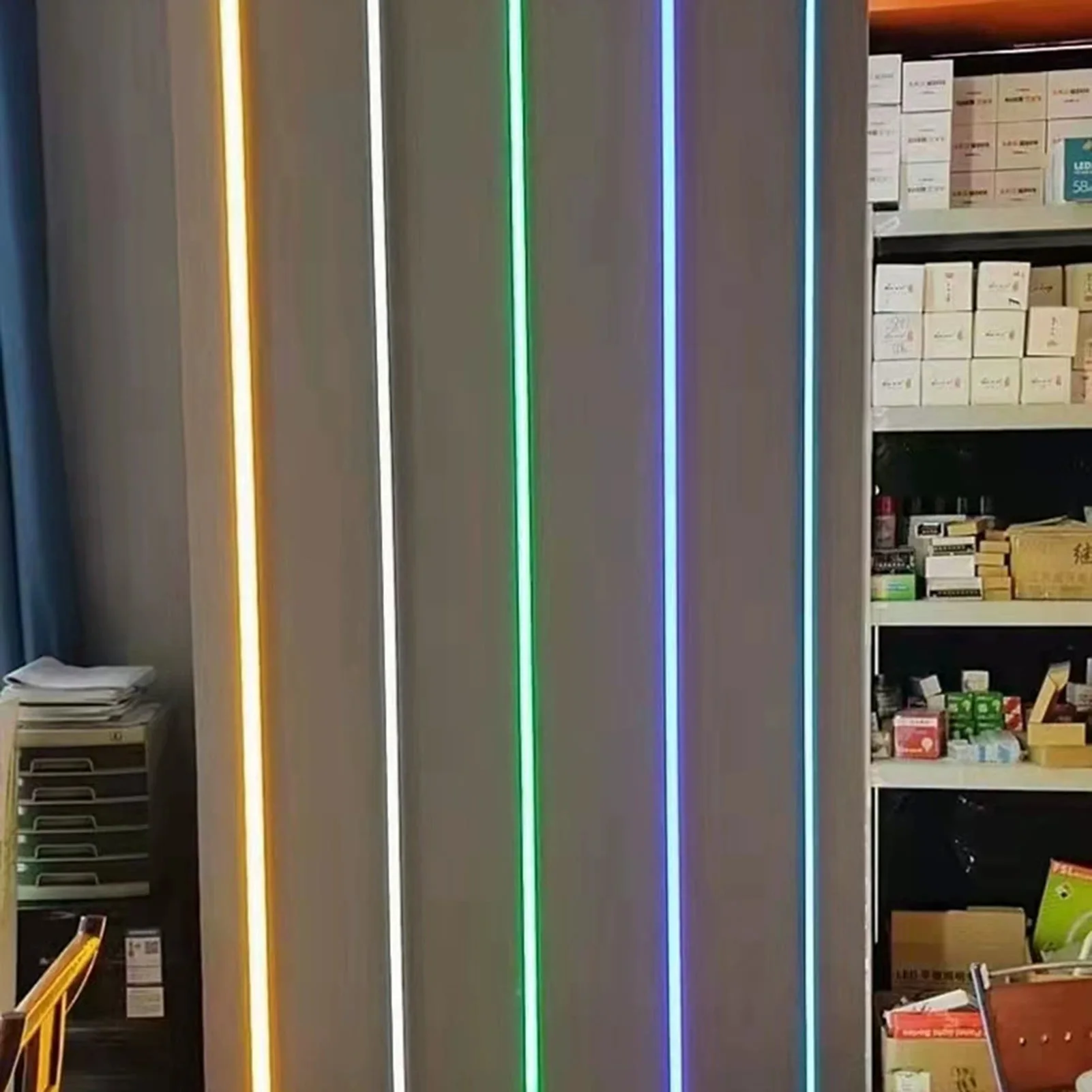 Flexible Plastic Side Glow Optical Fiber Light Guide Bar Bendable High Transmittance For Starry Ceiling Decoration Home Decors