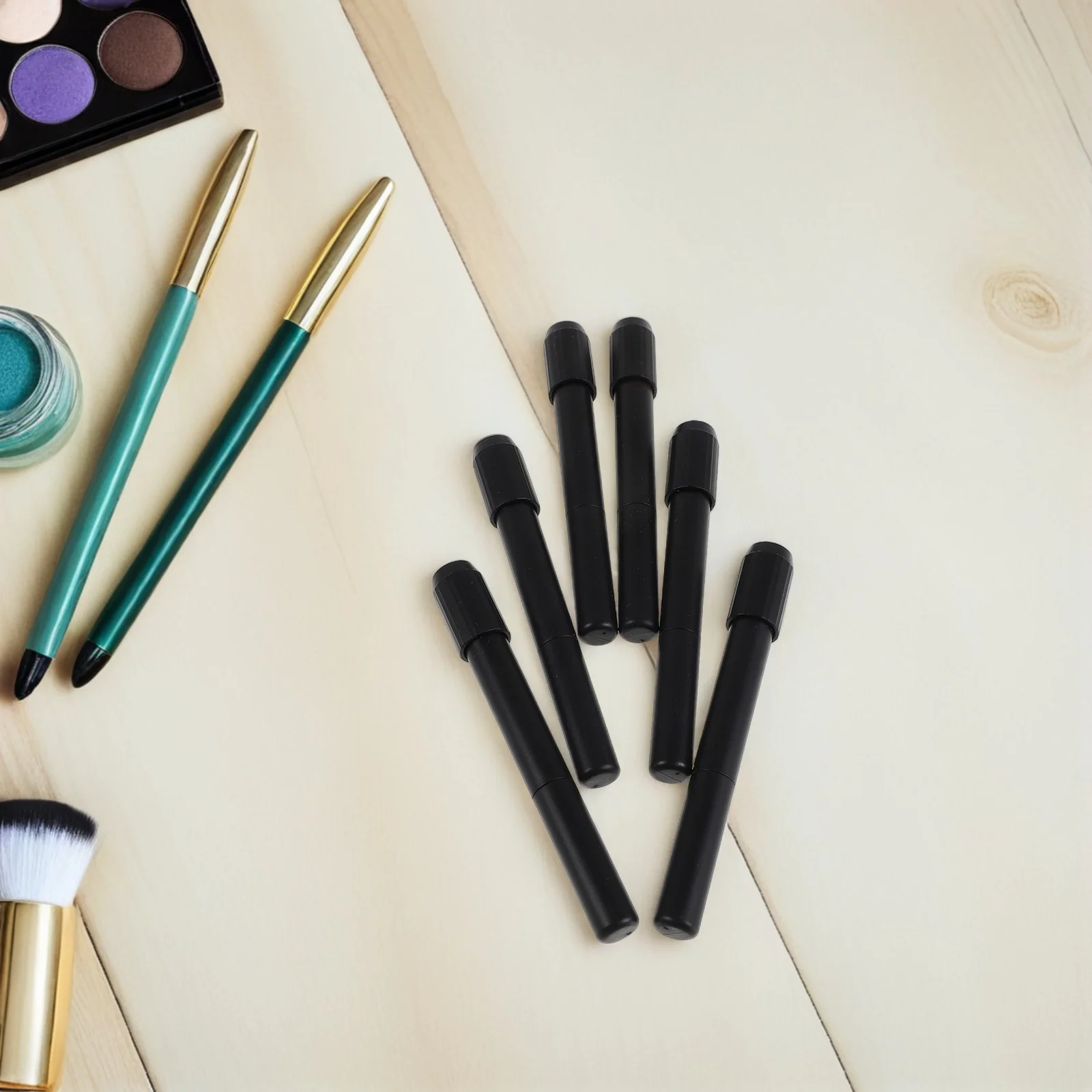 

12Pcs Eyebrow Pencil Extender with Grooming Brush Steady Grip for Smooth Application Portable Travel-Friendly Brow Pencil