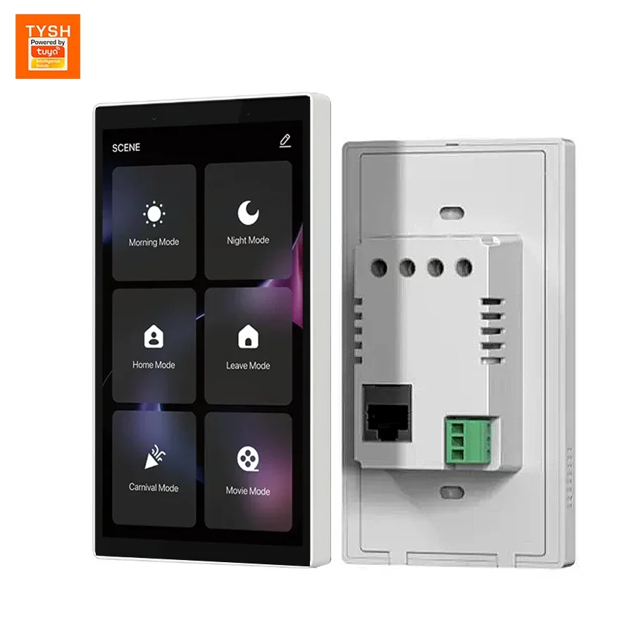 Smart Home Control Screen Central Control Switch Panel With Zigbee Hub Gateway Multi-function Touch Screen