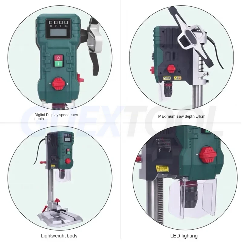 Z950/Z1350/Z1390 Infrared Positioning Adjustable Speed Digital Display Bench Drill Electric Woodworking Bench Drill Machine Tool