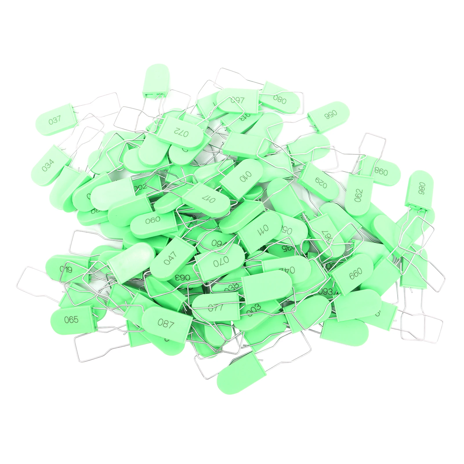

100 Pcs Safety Seal Tags Plastic Padlock Cable Organizer Anti Theft Home Workshop Tools Wire Management Supplies