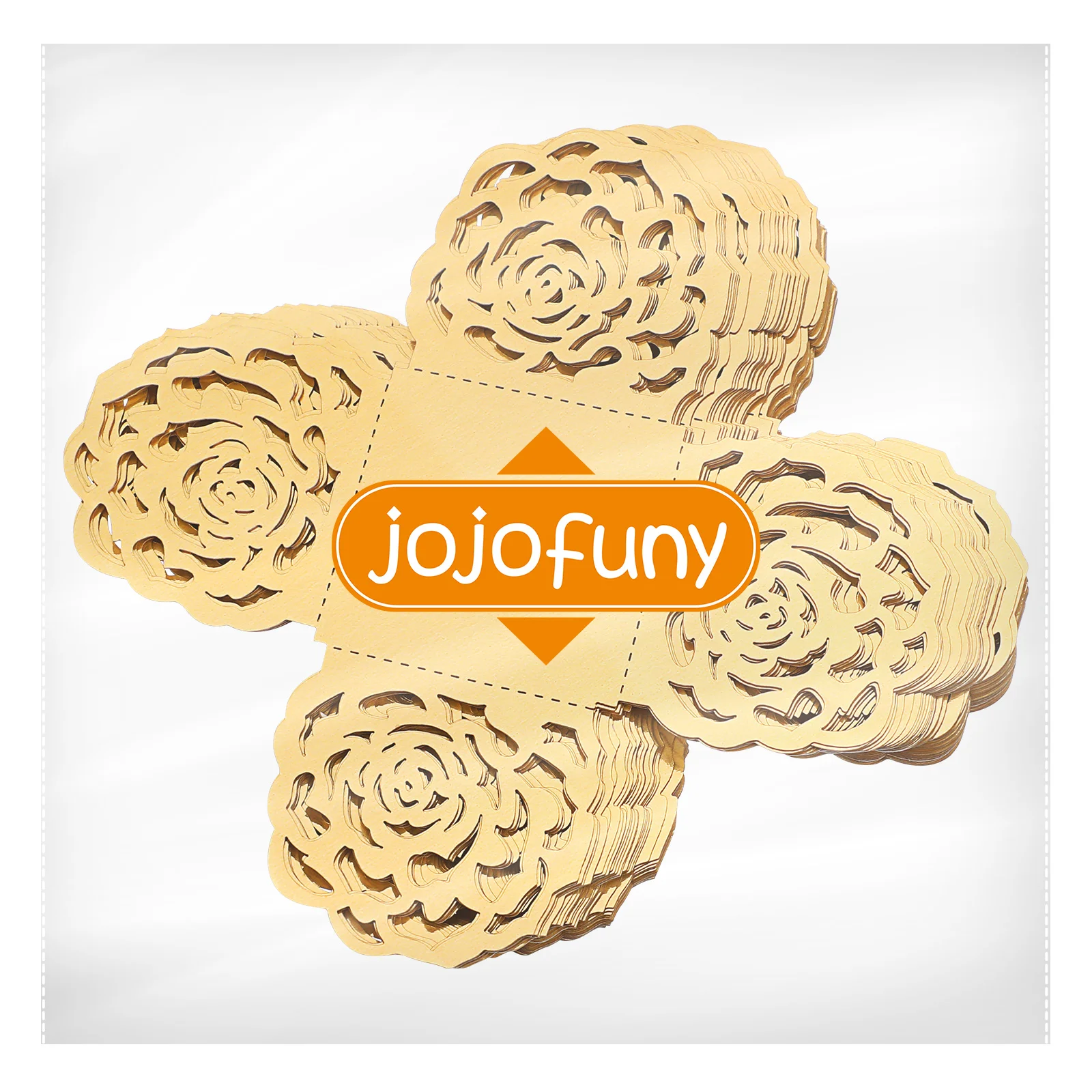50 Pcs Delicate Chocolate Tray Cups for Desserts Candy Truffle Wrappers Paper Cupcake Liners Wedding Party Decorations