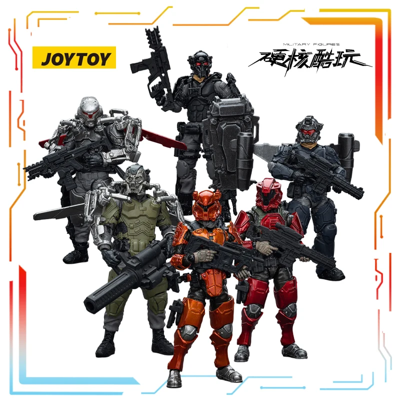 

JOYTOY 1/18 Finished Product Movable Soldiers Military Product Set 26 Flying Bag Mercenary Figure Model Toy Model Gifts for Boys