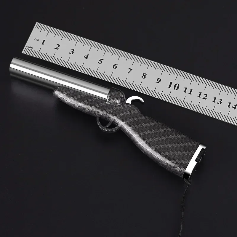 يندبروف مزدوجة لهب بندقية أخف الإبداعية مزدوجة جت غاز البوتان لهب مفتوح ولاعة صغيرة التدخين اكسسوارات الرجال هدية