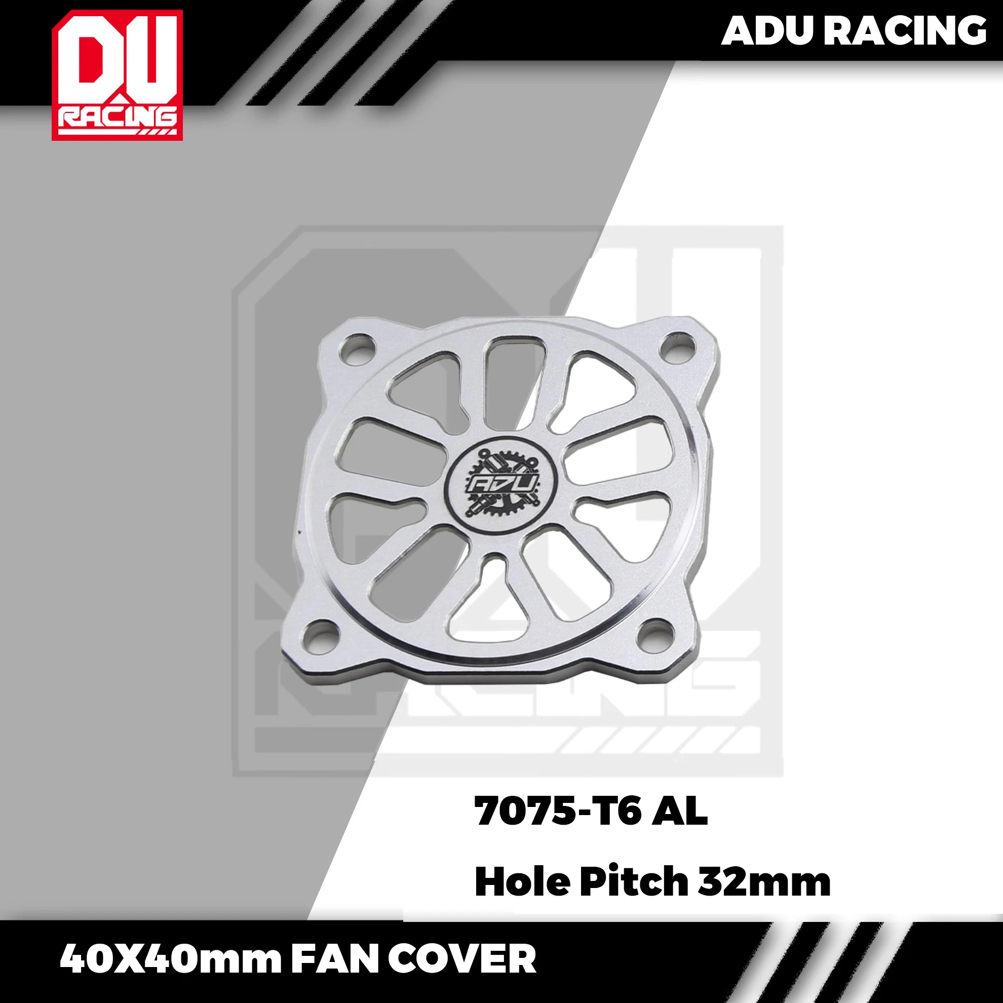 Ady RACING 7075-T6 AL 40mm osłona metalowy ochronny pokrywa wentylatora chłodzenia silnika do zdalnego sterowania sterowanie elektryczne pojazdu