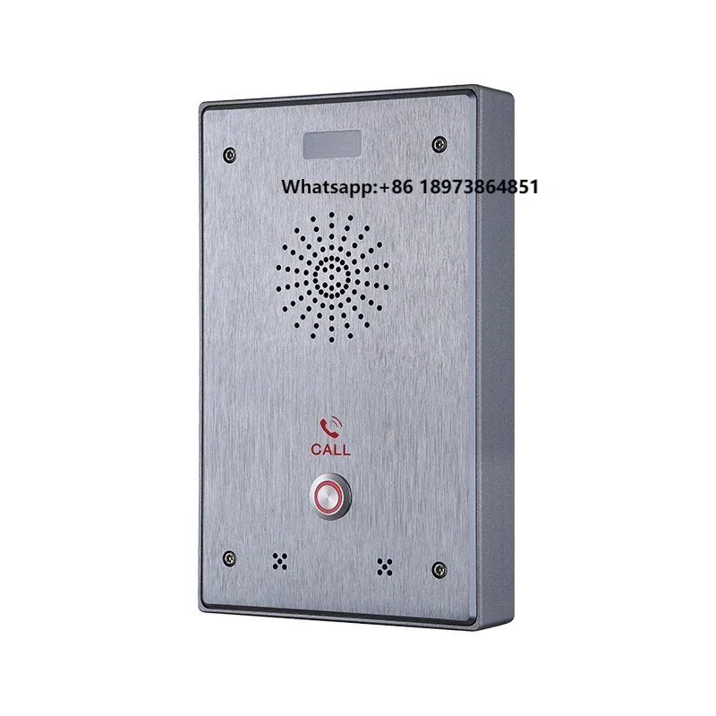 

High Durability Two-Way Audio Intercom One-Touch Function Telephone Apartment Elevator IP POE Door Communication