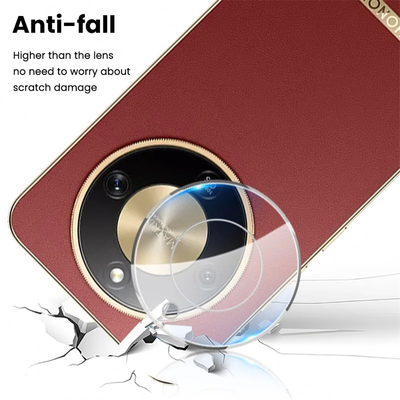 3-1 Piezas Protectores de Lente de Cámara Curvos de Vidrio Templado Transparente 3D para Honor X9d, Honor X9d X 9d X9 d, Magic8 Lite, 8Lite Light, Magic8Lite