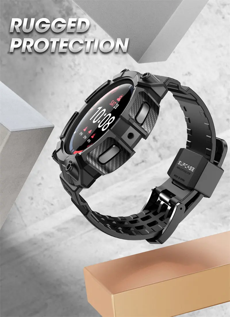 SUPCASE für Samsung Galaxy Watch 5 Pro Hülle 45 mm (2022) UB Pro Robuste Schutzhülle mit Armbändern für Galaxy Watch 5 Pro – Detail 5