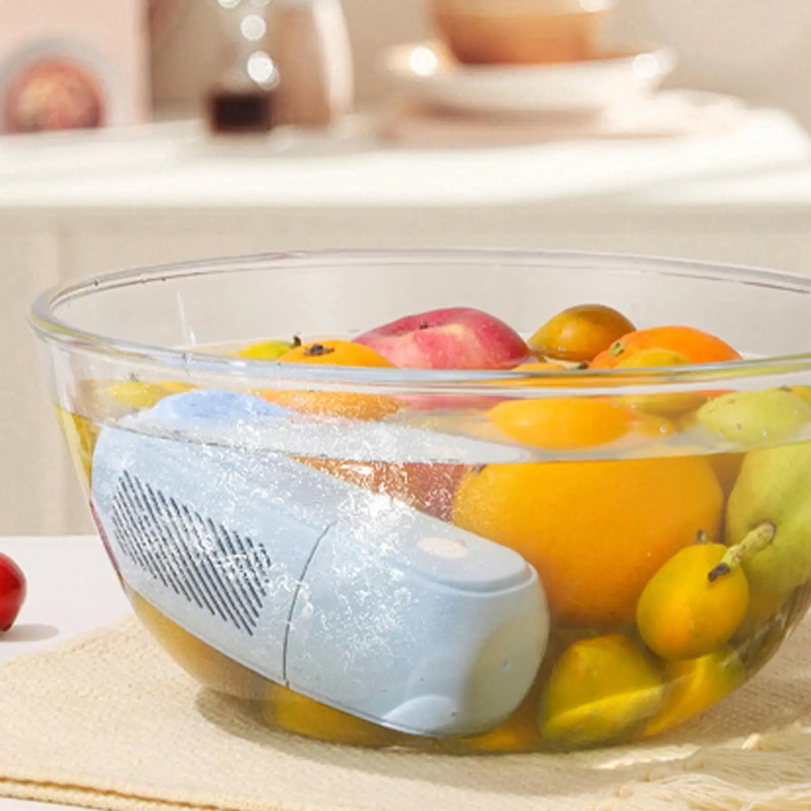 

Fruit Washing Machine Fruit And Vegetable Purifier Cleaner Washer Efficient Portable Device Purification Spinner For Household