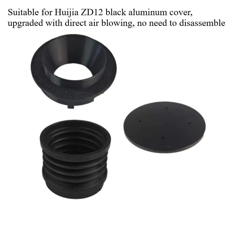 Suitable for Huijia ZD-12/15/17N Bean Grinder, Bean Bin Residue Powder Tapping Funnel Grinding Disc, Air Blowing Small Bean Bin