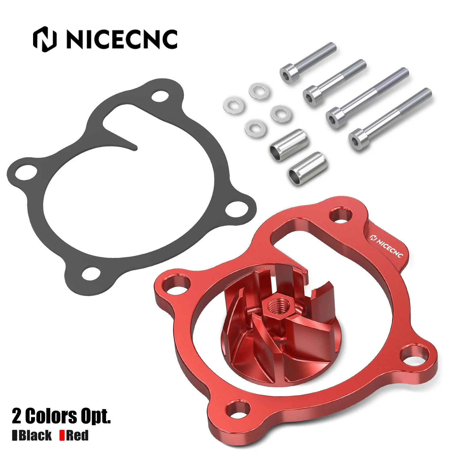 NICECNC ل 2025 هوندا CRF250 CRF250R CRF250RX CRF250RWE CRF 250 R RX RWE 2018-2025 دراجة نارية مضخة مياه المكره برودة فاصل