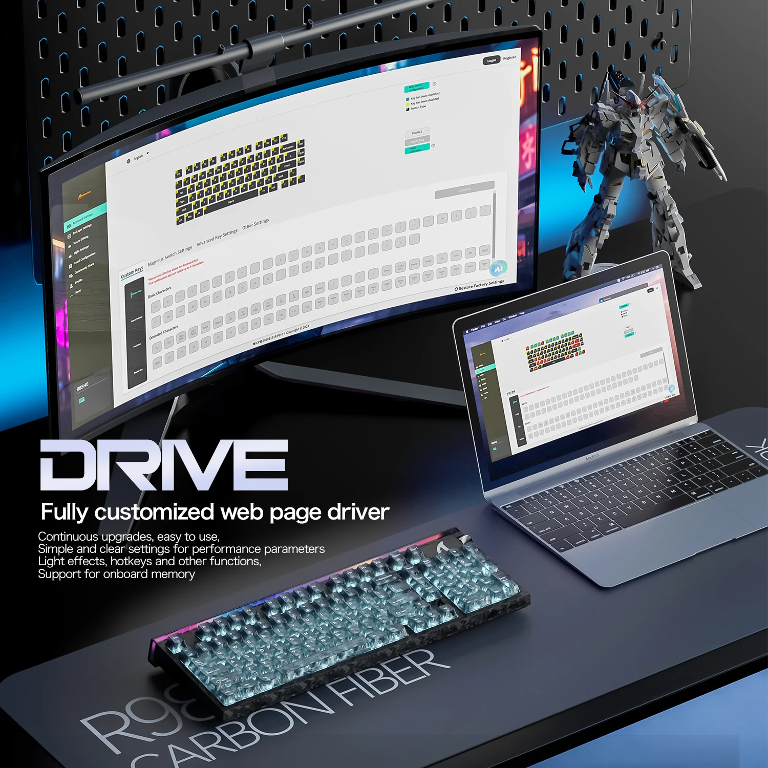 ATTACK SHARK R98 HE Wired Hall - Gaming Keyboard Hall Effect ulasan dan harga